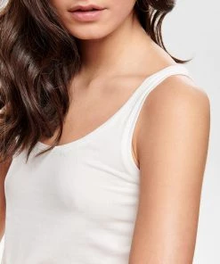 Jacqueline De Yong AVA Tank Top -CLOUD DANCER Ladies Polos, Tees & Shirts