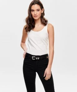 Jacqueline De Yong AVA Tank Top -CLOUD DANCER Ladies Polos, Tees & Shirts