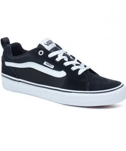 VANS Kids Ward Suede/Canvas -BLACK/WHITE (Size 10-3UK) Kids Footwear