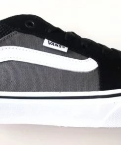Mens Footwear Vans Mens Filmore Suede/Canvas -BLACK/PEWTER