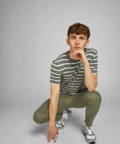 Mens Trousers & Shorts Jack & Jones MARCO/BOWIE Trousers -OLIVE