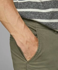 Mens Trousers & Shorts Jack & Jones MARCO/BOWIE Trousers -OLIVE