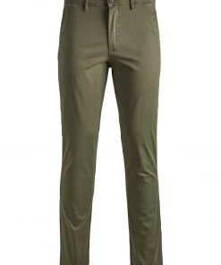 Mens Trousers & Shorts Jack & Jones MARCO/BOWIE Trousers -OLIVE