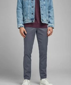 Mens Trousers & Shorts Jack & Jones MARCO/BOWIE Trousers -ASPHALT