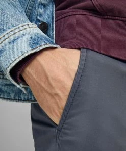 Mens Trousers & Shorts Jack & Jones MARCO/BOWIE Trousers -ASPHALT