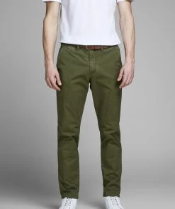 Jack & Jones CODY/SPENCER Trousers OLIVE Mens Trousers & Shorts