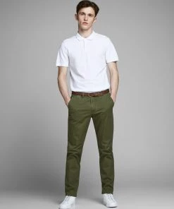 Jack & Jones CODY/SPENCER Trousers OLIVE Mens Trousers & Shorts