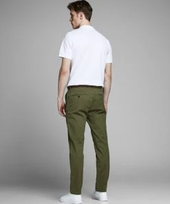 Jack & Jones CODY/SPENCER Trousers OLIVE Mens Trousers & Shorts