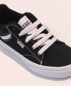 Kids Footwear Vans Kids Seldan -BLACK/WHITE