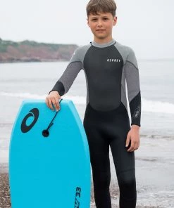 All Osprey Zero 5/4mm Boys Full Wetsuit -GREY
