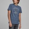 Jack & Jones JNR Kids Polos, Tees, & Shirts Jack & Jones JJ30GRAPHIC Boys Tee -SKY BLUE
