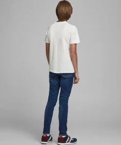 Jack & Jones JNR Jack & Jones JJ30GRAPHIC Boys Tee -CLOUD DANCER