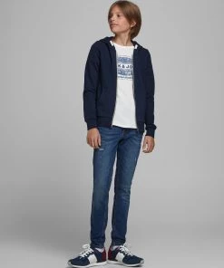 Jack & Jones JNR Jack & Jones JJ30GRAPHIC Boys Tee -CLOUD DANCER