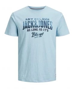 Jack & Jones JNR Kids Polos, Tees, & Shirts Jack & Jones JJ30JONES Boys Tee -SKY BLUE