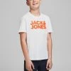 Jack & Jones JNR Jack & Jones JCODENNIS Boys Tee -WHITE