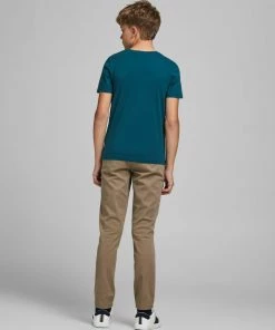 Jack & Jones JNR Kids Polos, Tees, & Shirts Jack & Jones JCODENNIS Boys Tee -SAILOR BLUE