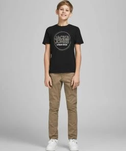 Jack & Jones JNR Jack & Jones JCOBOOSTER Boys Tee -BLACK