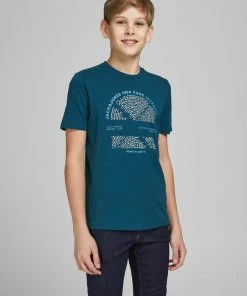 Jack & Jones JNR Jack & Jones JCOBOOSTER Boys Tee -SAILOR BLUE