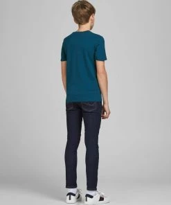 Jack & Jones JNR Jack & Jones JCOBOOSTER Boys Tee -SAILOR BLUE