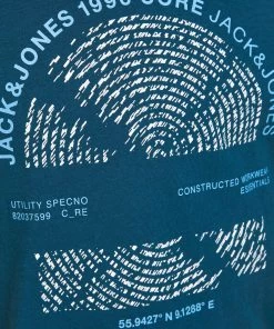 Jack & Jones JNR Jack & Jones JCOBOOSTER Boys Tee -SAILOR BLUE