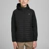 Jack & Jones JNR Kids Jackets & Bodywarmers Jack & Jones JJEMULTI Boys Hybrid Jacket -BLACK