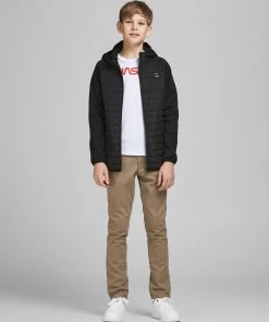 Jack & Jones JNR Kids Jackets & Bodywarmers Jack & Jones JJEMULTI Boys Hybrid Jacket -BLACK