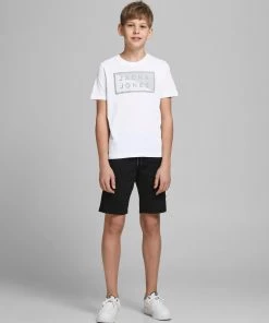 Jack & Jones JNR Jack & Jones JCOSHAWN Boys Tee -WHITE