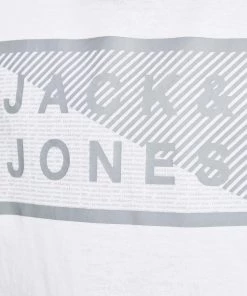 Jack & Jones JNR Jack & Jones JCOSHAWN Boys Tee -WHITE