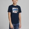 Jack & Jones JNR Jack & Jones JORLOGON Boys Tee -NAVY BLAZER