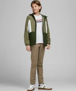 Jack & Jones JNR Jack & Jones JORTYLER Boys Tee -WHITE (9-10, 11-12 Only)