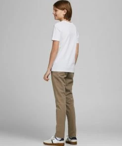 Jack & Jones JNR Jack & Jones JORTYLER Boys Tee -WHITE (9-10, 11-12 Only)