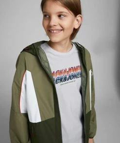 Jack & Jones JNR Jack & Jones JORTYLER Boys Tee -WHITE (9-10, 11-12 Only)