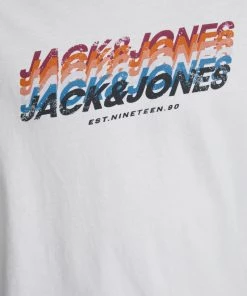 Jack & Jones JNR Jack & Jones JORTYLER Boys Tee -WHITE (9-10, 11-12 Only)