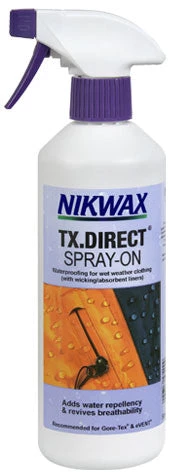 Mens Jackets & Bodywarmers Nikwax TX Direct Spray Re-proofer 500ML