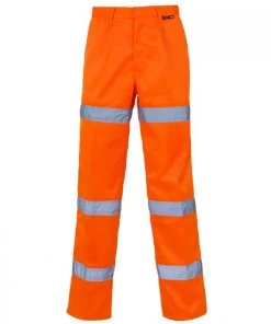Supertouch Hi Vis 3 Band Trousers