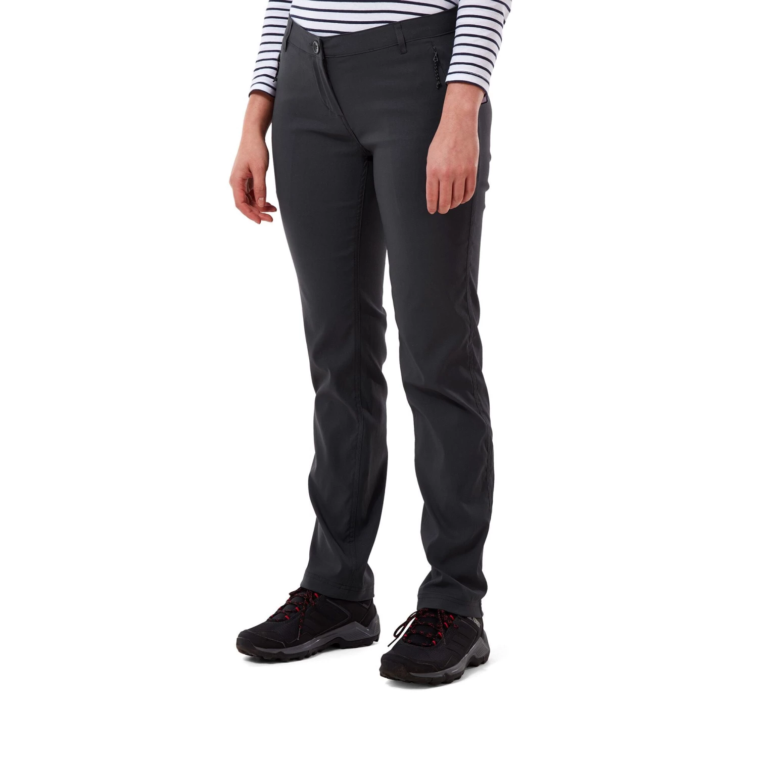 Craghoppers Ladies Kiwi Pro Stretch Trousers CWJ1280 Graphite Ladies Trousers & Shorts