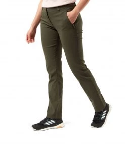 Craghoppers Ladies Kiwi Pro Stretch Trousers CWJ1280 Khaki