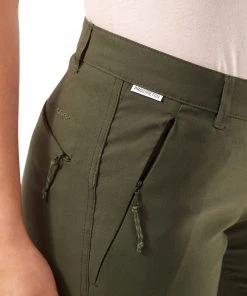 Craghoppers Ladies Kiwi Pro Stretch Trousers CWJ1280 Khaki