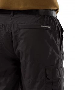 Craghoppers Mens Kiwi Classic Trousers CMJ600 BLACK Mens Trousers & Shorts