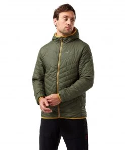 Mens Jackets & Bodywarmers Craghoppers Mens CompLite Reversible Jacket -PARKA GREEN