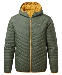 Mens Jackets & Bodywarmers Craghoppers Mens CompLite Reversible Jacket -PARKA GREEN