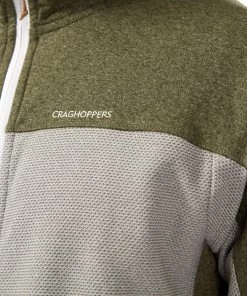 Mens Hoodies & Sweatshirts Craghoppers Mens Galway Full Zip Hoody -PARKA GREEN
