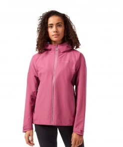 Craghoppers Ladies Atlas Waterproof Jacket -RASPBERRY