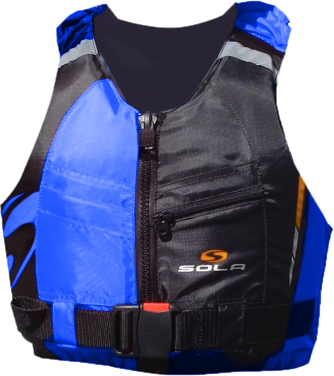 Sola Frenzy Front Zip 50N Buoyancy Aid -BLUE