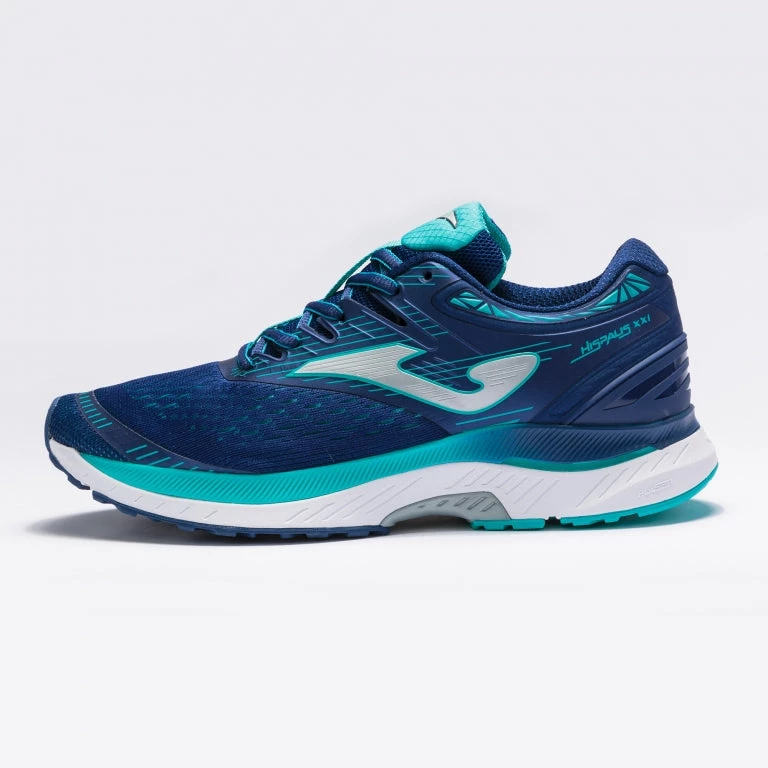 JOMA Mens Hispalis Running Shoe HISPS2103 -NAVY/TURQUOISE