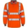 All Supertouch Hi Vis Long Sleeved Polo