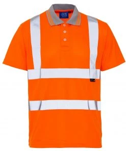 Supertouch Hi Vis Short Sleeved Polo All