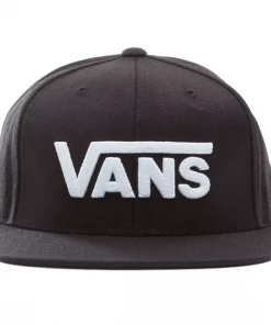 VANS Snapback Hat -BLACK/WHITE Mens Accessories