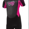 All TWF Kids Turbo Shortie Wetsuit -PINK