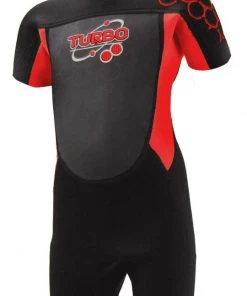 TWF Kids Turbo Shortie Wetsuit -RED All